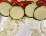 Une image de l'étape 4 de Tian aux légumes et mozzarella.