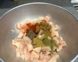 صورة لخطوة 2 من وصفة باستا بالسبانخ والدجاج 🍝