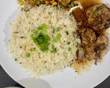 A picture of step 3 of Spring onion rice (easy and quick recipe).