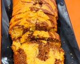 A picture of step 12 of Orange marble wheat cake.