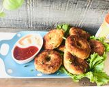 A picture of step 4 of Chicken Donuts.