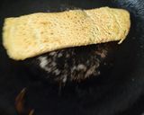 A picture of step 3 of Chinese moong daal role.