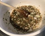 Une image de l'étape 5 de Sauce salade épicée persil,moutarde à l'ancienne,avocat et vinaigre de vin.