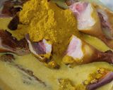 Gambar langkah 2 resipi Itik Salai Masak Lemak.