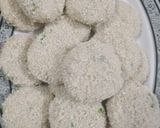 A picture of step 3 of Chicken cheese kabab.