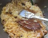 A picture of step 4 of Plain Pulao.