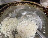 A picture of step 1 of Sabudana mixture/Sago mixture.