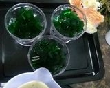 Foto langkah ke 8 dari resep Matcha latte jelly drink.