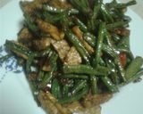 Foto langkah ke 4 dari resep Tumis kacang panjang with tempe #bikinramadanberkesan.