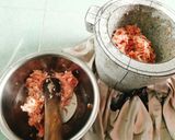 Hình bước làm 3 của món Nem nướng (món ngon đãi tiệc)