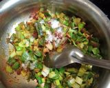 A picture of step 3 of Spring onion and blackeyed bean vegetable.😋😍.