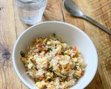 A picture of step 5 of Basic Japanese Fried Rice.
