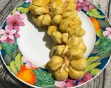 Foto langkah ke 1 dari resep Roti kukus kuah cempedak.