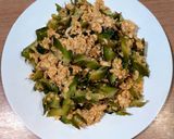 Foto langkah ke 3 dari resep Tumis Kecipir Tempe kukus.