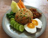 รูปขั้นตอนการทำที่ 4 ของ ข้าวผัดน้ำพริกลงเรือ