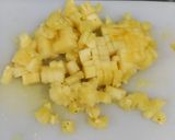 A picture of step 3 of Pineapple Raita.