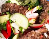 A picture of step 4 of Best Beef Salad - Thai Style.