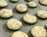 A picture of step 2 of Baked Zucchini Rounds with Cheese.