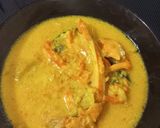 Foto langkah ke 3 dari resep Gulai salmon (start 7+) sesuaikan tekstur.