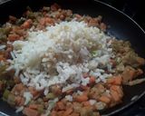 Foto del paso 2 de la receta: Burritos🌯 de frijol y arroz🍚con vegetales🥗!!!