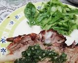 Foto del paso 5 de la receta: Paleta y costillas de cordero al horno con salsa de menta