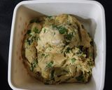 A picture of step 1 of Spring onion & Methi masala paratha.