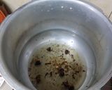A picture of step 3 of Kaddu chana daal.