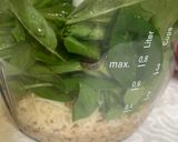 Pas rețetă Spaghete cu Sos Pesto de Busuioc și Parmezan 3 fotografie