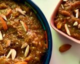 A picture of step 2 of Anjeer (figs) halwa.