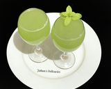 A picture of step 2 of Mint-Lemonade.