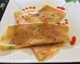 A picture of step 5 of MoongDalSweetCornDosa.