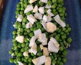 Foto del paso 8 de la receta: Ensalada de guisantes con bacon y salsa de yogurt