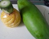 Foto langkah ke 1 dari resep Es Koktail Jadul (Pepaya Nanas).