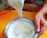 A picture of step 1 of White Forest Cake.