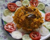 A picture of step 7 of Vidharbha style Masala bhat (lagnachya pangtitla masala bhat).