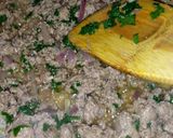 A picture of step 3 of Yam Balls et Minced Sauce.