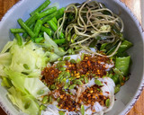 รูปขั้นตอนการทำที่ 3 ของ ขนมจีนซาวน้ำปลาร้า