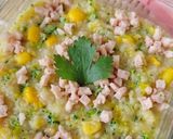 Foto langkah ke 5 dari resep (Menu MPASI 12+) Bubur Jagung Brokoli Ayam.