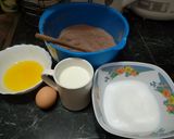 Kakaós-kókuszos kevert süti recept fázis 2 fotója