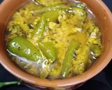 A picture of step 4 of Rajsthani Dahi Mirch.