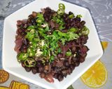 A picture of step 7 of Spicy Black Chickpeas.