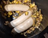 Une image de l'étape 2 de Boudins blancs champignons 🍄pommes et oignons à la crème au Cookeo infinity.