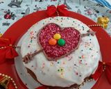A picture of step 22 of Red valvet eggless cake in cooker.