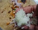 Tandoori chicken cheese wrap recipe step 2 photo