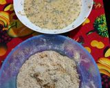 Foto del paso 5 de la receta: Patas muslo empanadas con papas zarpadas al horno!