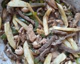 Foto del paso 6 de la receta: Pasta con pollo salteado