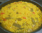 Foto del paso 7 de la receta: Paella con verduras y pollo