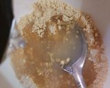 A picture of step 1 of Sattu drink.