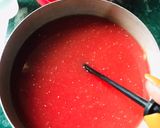 A picture of step 1 of Watermelon Sorbet/Slushee.