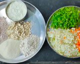 A picture of step 1 of Ragi chilla.